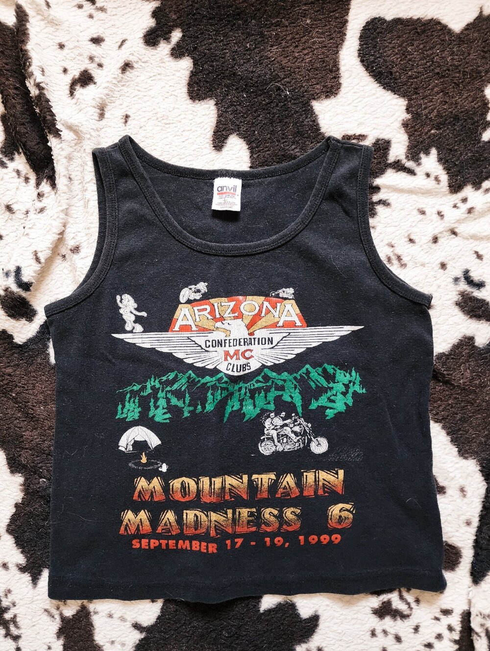 WOMEN'S 90'S TANK - BLACK